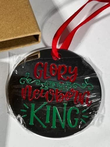 NEW Joycuff Glory To The New Born King Christmas Ornament Gift Box - Thumbnail 5