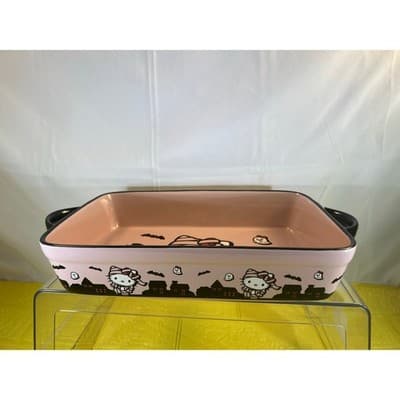 New Hello Kitty Large Halloween Casserole Baking Dish Pink - Thumbnail 6