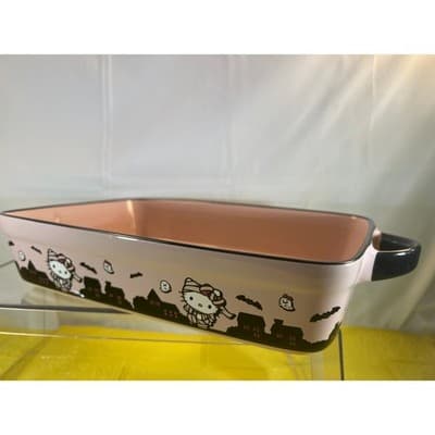 New Hello Kitty Large Halloween Casserole Baking Dish Pink - Thumbnail 4
