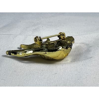 Vintage Jewelry Gold Tone Angelfish Brooch Pin 2.5" - Thumbnail 12