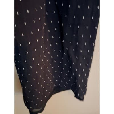 Ann Taylor Black Polka Dot Wide Leg Pants Elastic Waist Pull On Women’s 4 EUC - Thumbnail 8