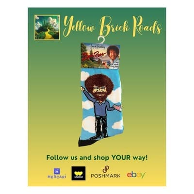 NEW Bob Ross Novelty Socks - Thumbnail 3