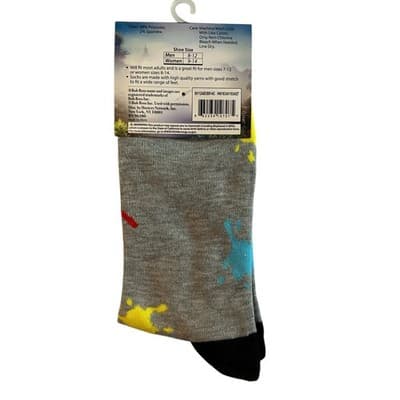 NEW Bob Ross Happy Novelty Socks - Thumbnail 2