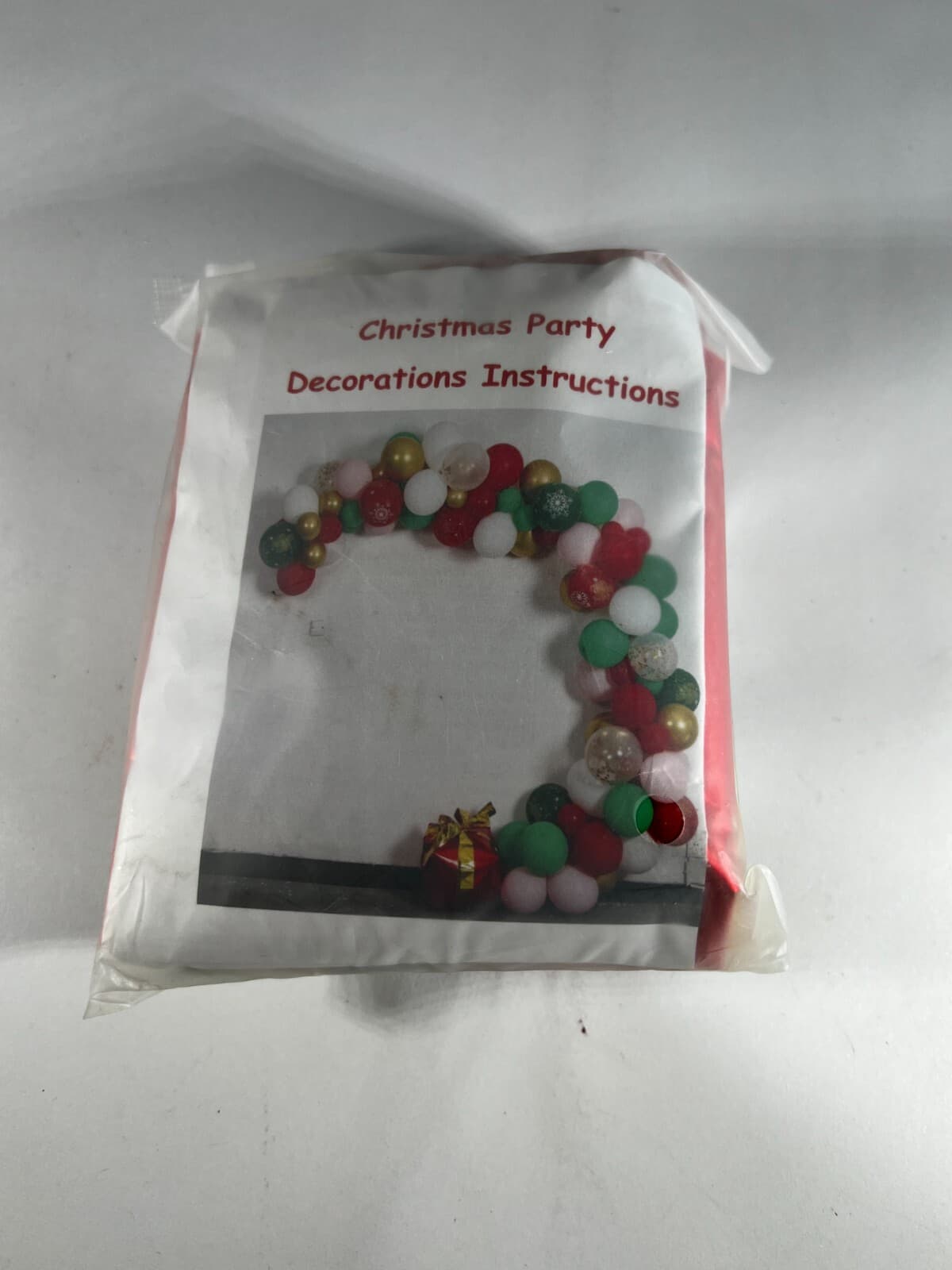Christmas Holiday Party Balloon Arch Kit Decorations Supplies Complete NEW