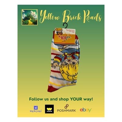 NEW Rainbow Brite Novelty Socks - Thumbnail 3