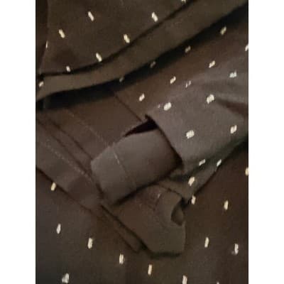 Ann Taylor Black Polka Dot Wide Leg Pants Elastic Waist Pull On Women’s 4 EUC - Thumbnail 13