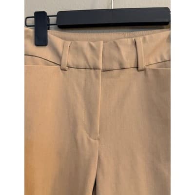 Ann Taylor Khaki Dress Pants Women’s Size 4 Straight Leg Office Slacks - Thumbnail 5
