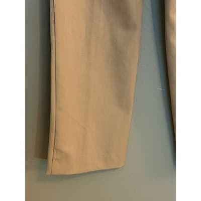 Ann Taylor Khaki Dress Pants Women’s Size 4 Straight Leg Office Slacks - Thumbnail 11
