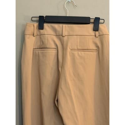 Ann Taylor Khaki Dress Pants Women’s Size 4 Straight Leg Office Slacks - Thumbnail 10