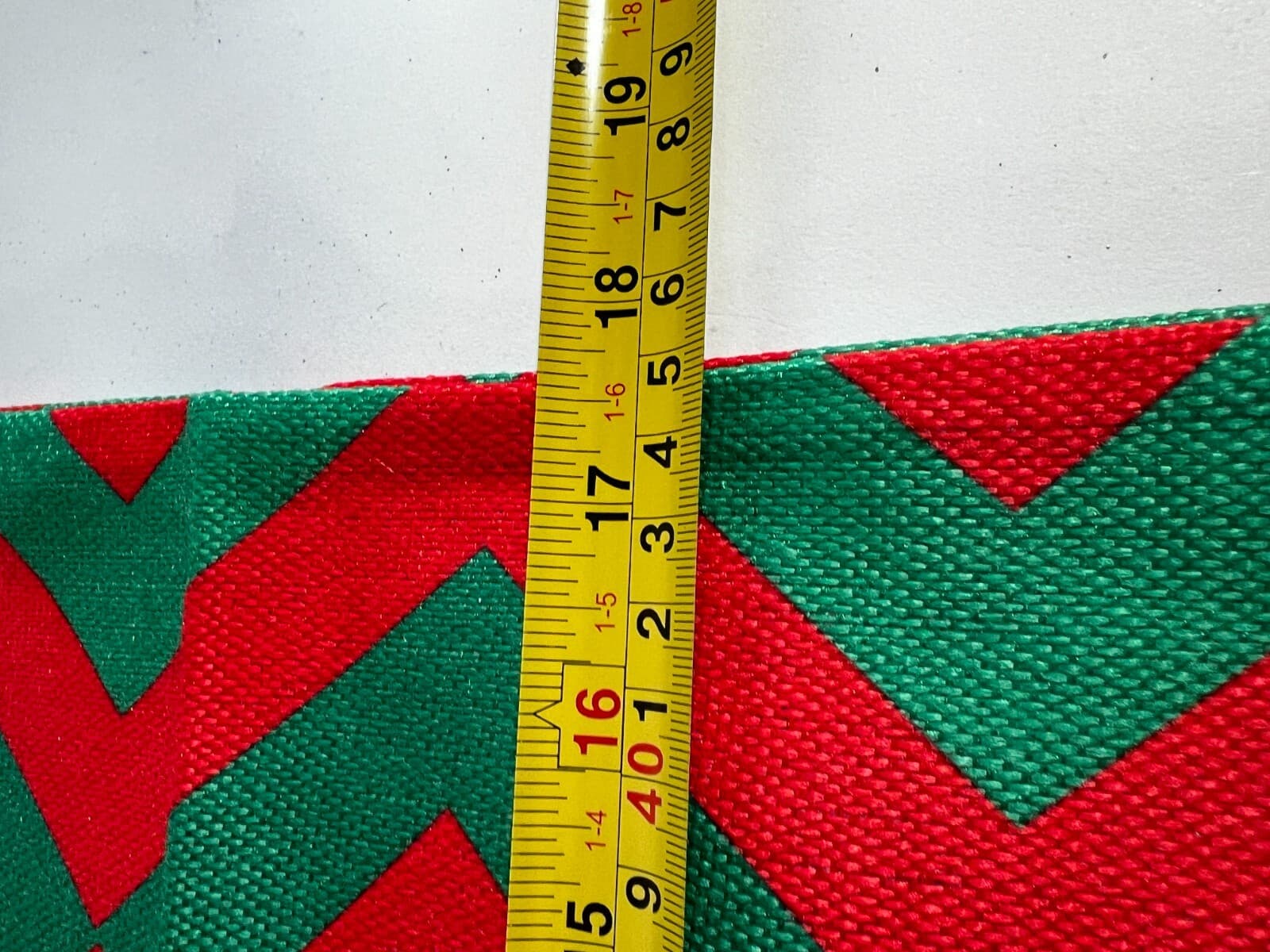 Christmas Pillow Cover Zipper Canvas Fabric Holiday Square Snowman Green Red NEW - Thumbnail 6