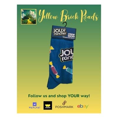 NEW JOLLY RANCHERS Candy Novelty Socks - Thumbnail 3