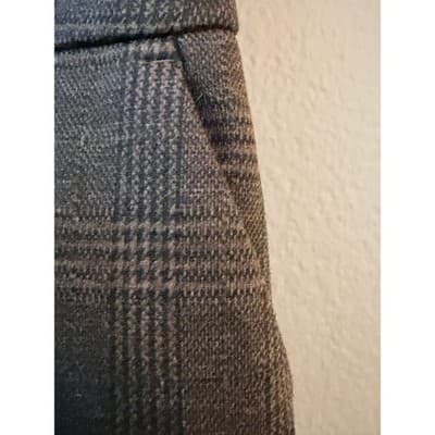 Simply Vera Wang Plaid Wide Leg Pants Women’s Size 6 Dress Slacks Brown EUC - Thumbnail 8
