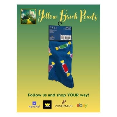 NEW JOLLY RANCHERS Candy Novelty Socks - Thumbnail 4