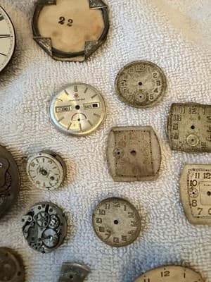 Vintage Mechanical Watch Movements Parts Lot 40 Pcs Steampunk Art Deco Jewelry - Thumbnail 5
