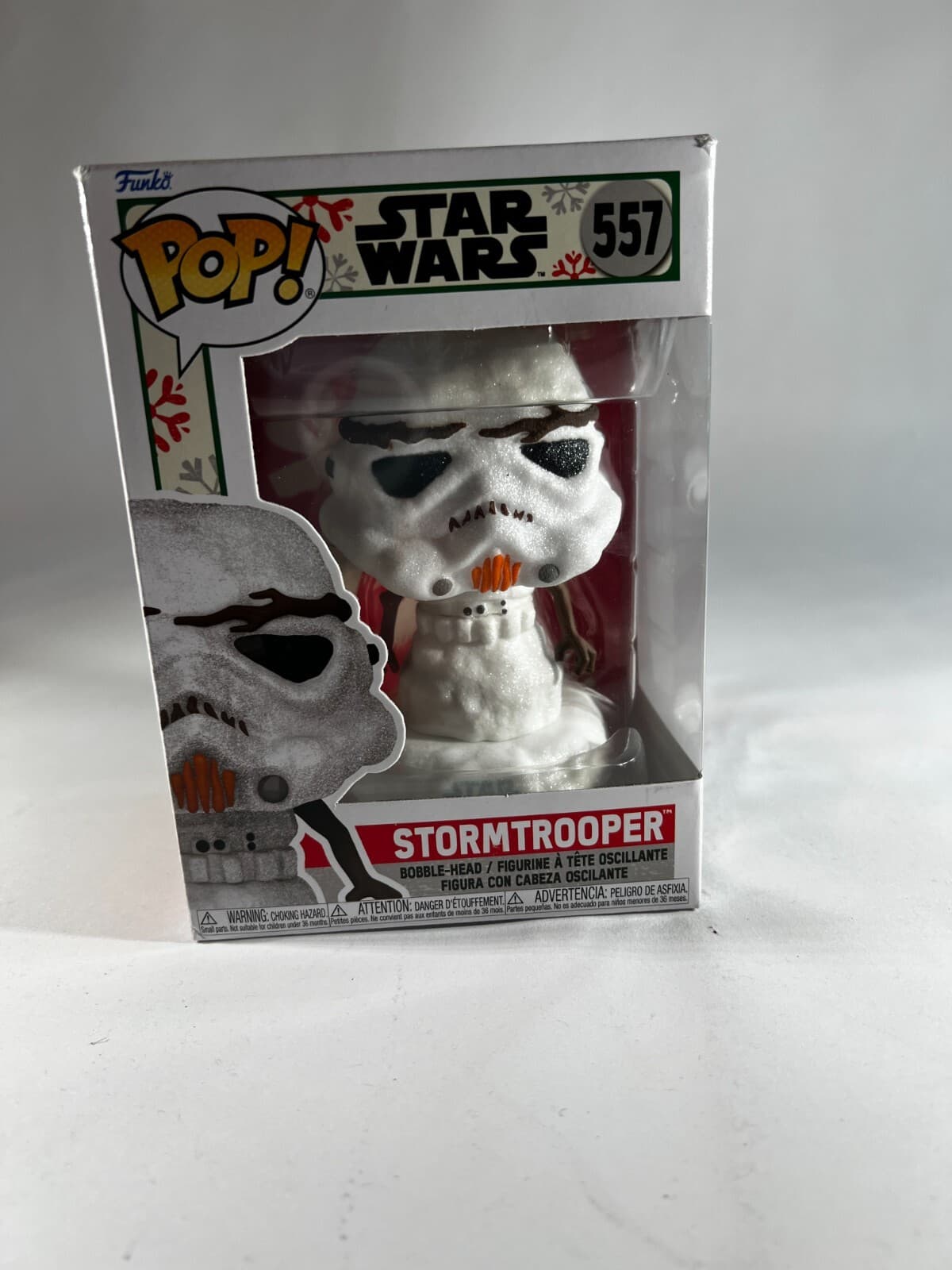 NEW Funko POP! Star Wars Holiday Stormtrooper Snowman Christmas #557 - Thumbnail 6
