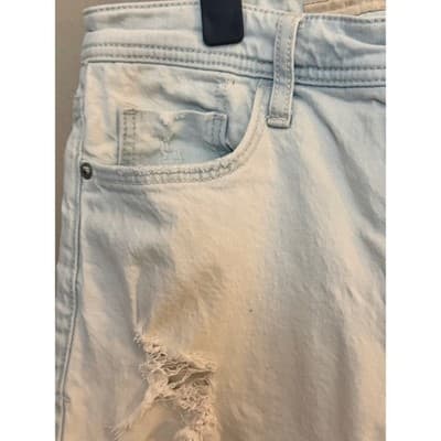 Pilcro Distressed Boyfriend Jeans Women’s Size 27 Light Wash Slim EUC - Thumbnail 7