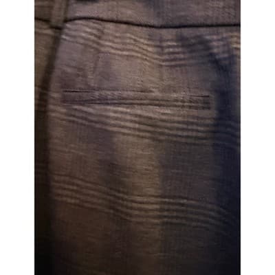 Simply Vera Wang Plaid Wide Leg Pants Women’s Size 6 Dress Slacks Brown EUC - Thumbnail 12