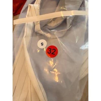 English Factory Spring Summer Pinstripe Blazer Jacket White Small NWOT - Thumbnail 11