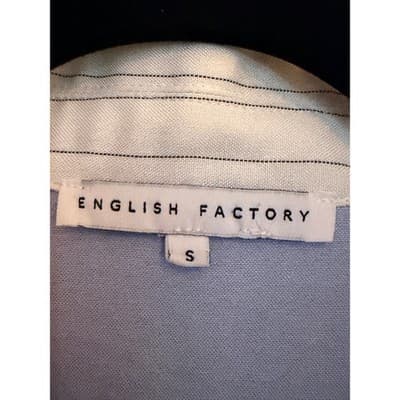 English Factory Spring Summer Pinstripe Blazer Jacket White Small NWOT - Thumbnail 5