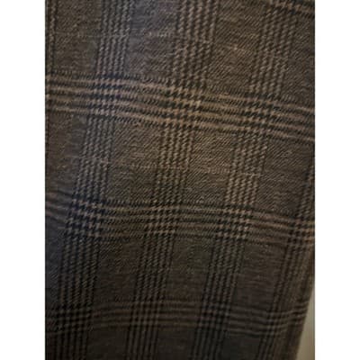Simply Vera Wang Plaid Wide Leg Pants Women’s Size 6 Dress Slacks Brown EUC - Thumbnail 4