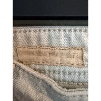 Pilcro Distressed Boyfriend Jeans Women’s Size 27 Light Wash Slim EUC - Thumbnail 9