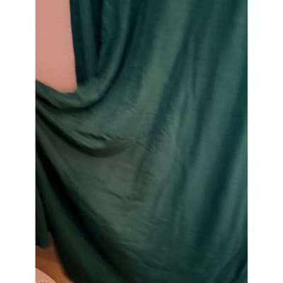 Old Navy Long-Sleeve Jersey-Knit Mini Swing Crew Neckline Dress Green Small EUC - Thumbnail 5