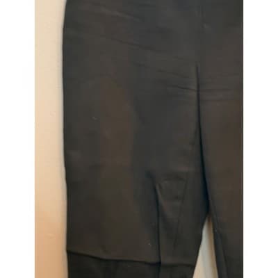 Banana Republic Women's Mid Rise Skinny Fit Ankle Tapered Pants Black Small EUC - Thumbnail 3