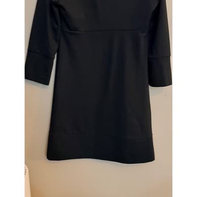 New York & Company Black Dress Women’s Small Quarter Sleeve Scoop Neck EUC - Thumbnail 8