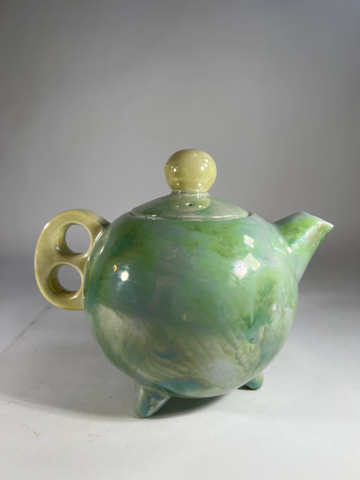 Luster Japan Fine China Tea Pot National Silver Vintage Glassware Japanese R8361 - Thumbnail 5