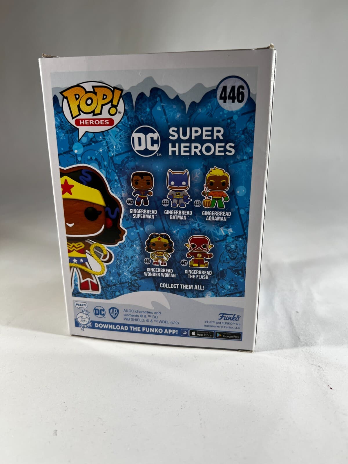 NEW Funko Pop! Vinyl: DC Heroes Comics Gingerbread Wonder Woman #446 Christmas - Thumbnail 3