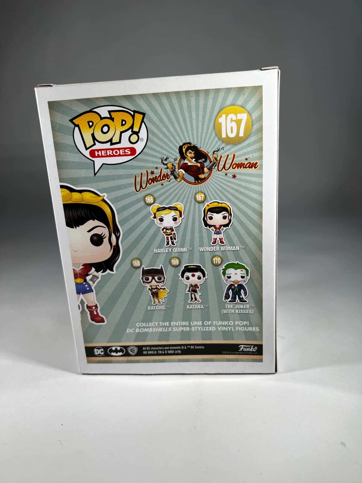 Funko Pop Heroes DC Comics Bombshells 167 Wonder Woman In Box - Thumbnail 3