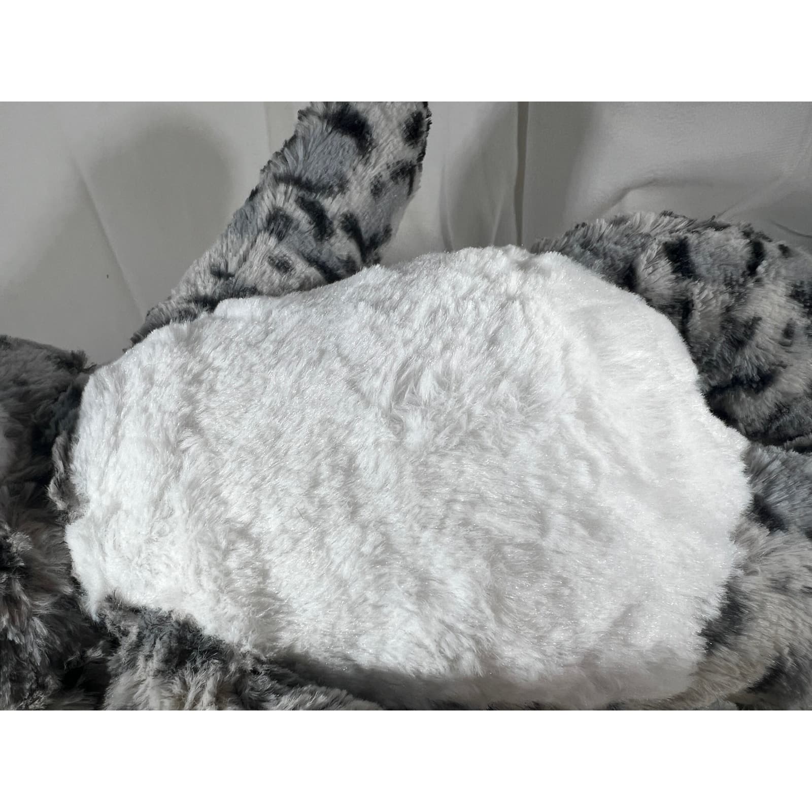 Build A Bear Snow Leopard 2019 Plush BABW Stuffed Animal Toy 16" Gray & White - Thumbnail 19