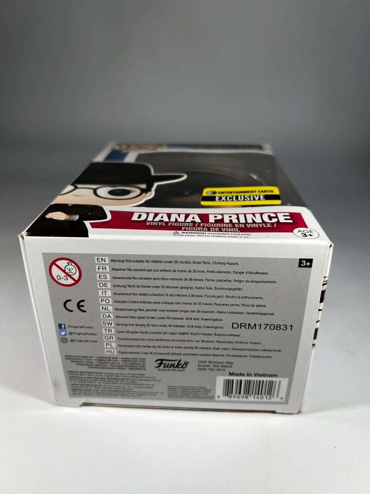 Funko POP Wonder Woman Diana Prince 176 Entertainment Earth Exclusive In Box - Thumbnail 6