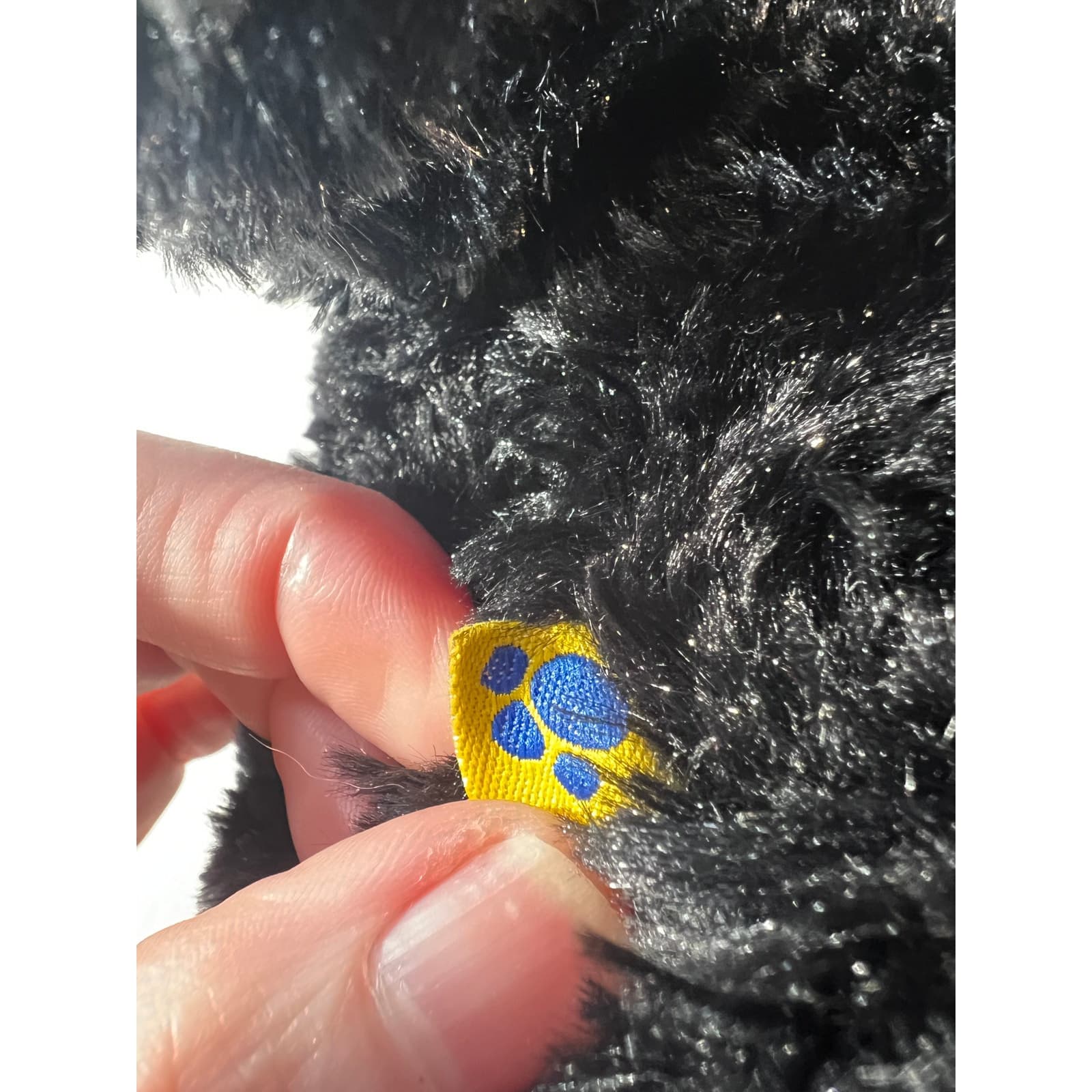 Build A Bear Workshop Black Bear with Soft Crutch 2010 Plush Stuffed Toy 16" - Thumbnail 15