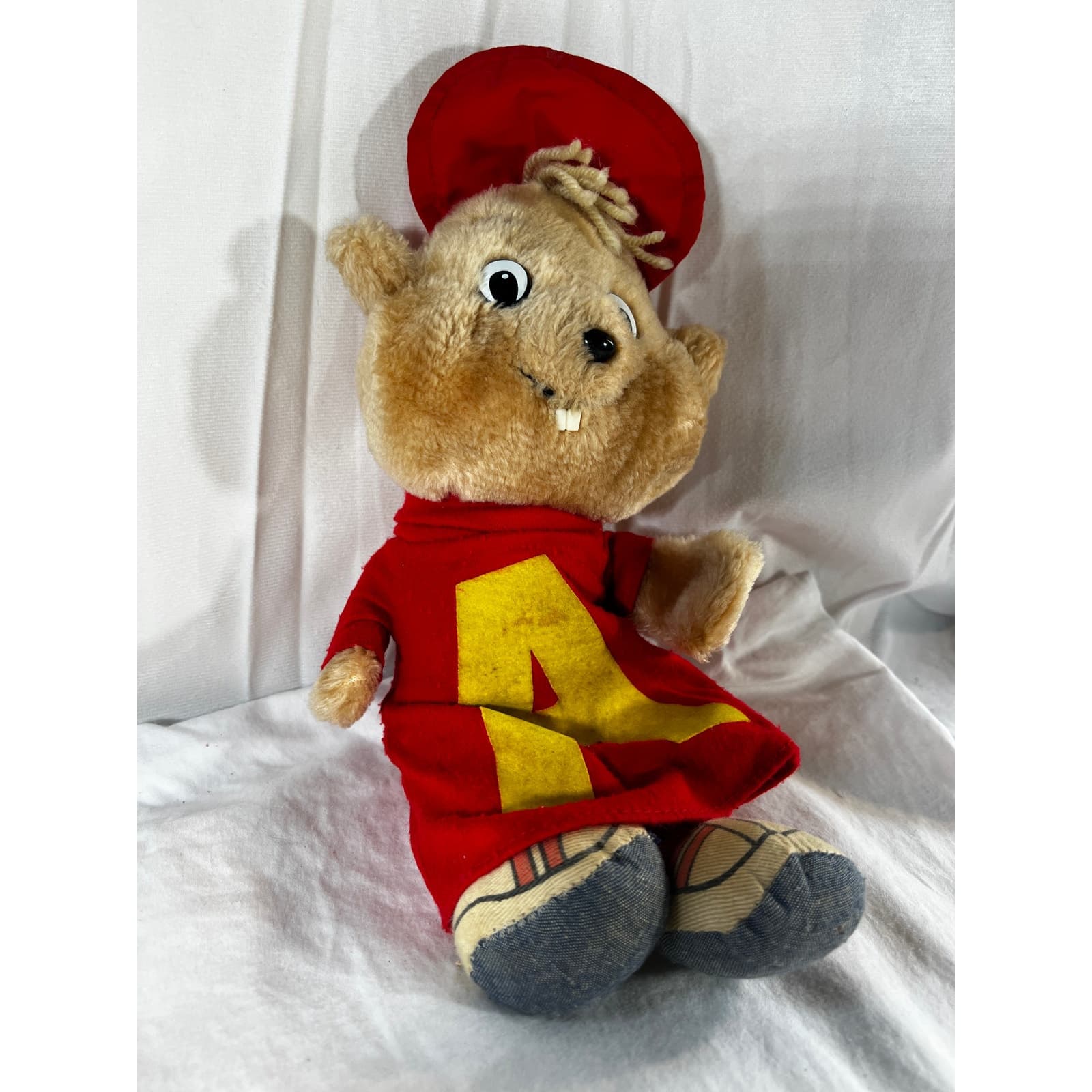 1983 Alvin and The Chipmunks CBS Toys Vintage Plush Stuffed Animal Toy 12" Nice - Thumbnail 3