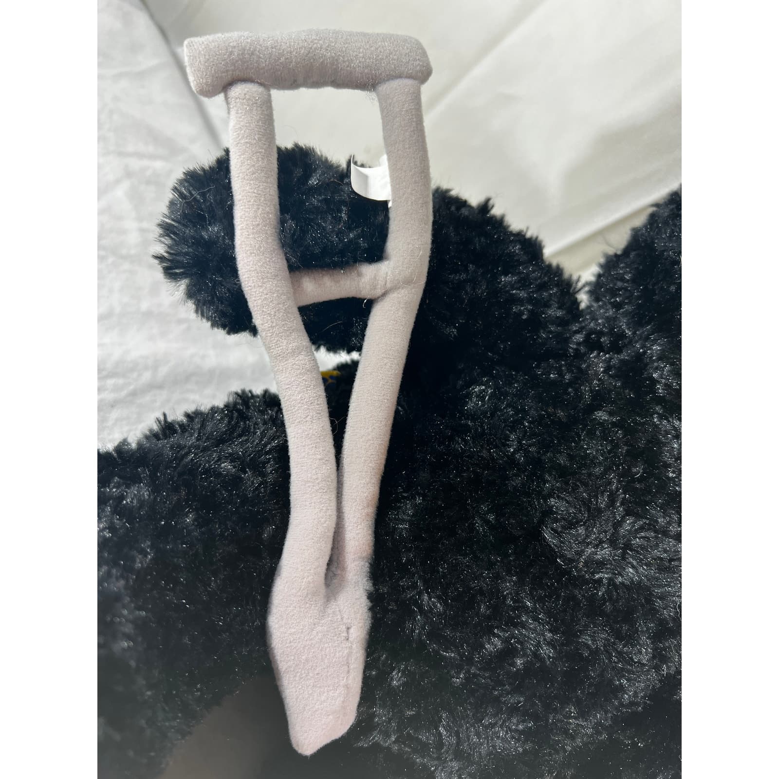 Build A Bear Workshop Black Bear with Soft Crutch 2010 Plush Stuffed Toy 16" - Thumbnail 16