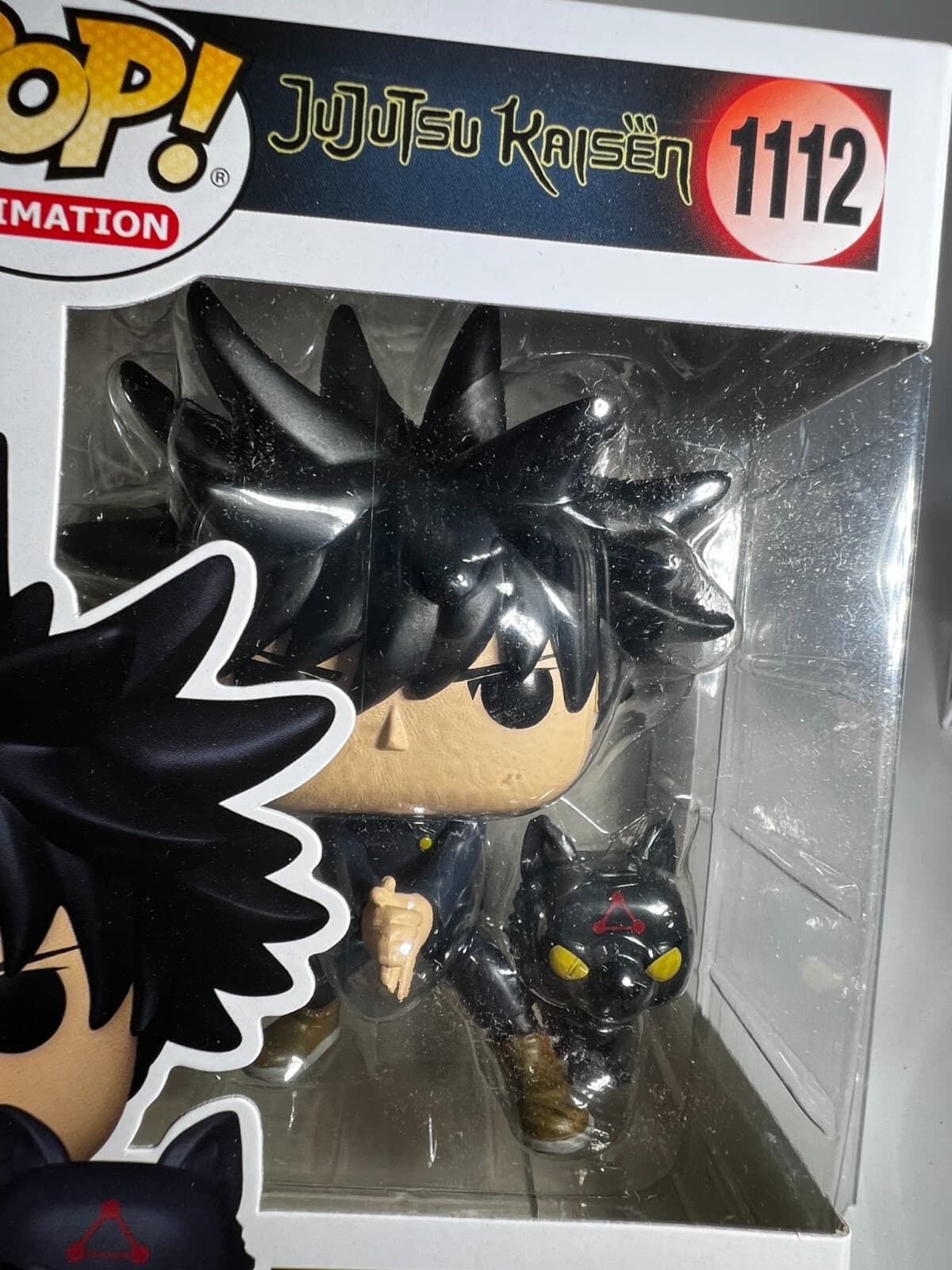NEW Funko Pop ANIMATION Jujustsu Kaisen JJK Megumi Fushigoro w/ Divine Dog 1112 - Thumbnail 8