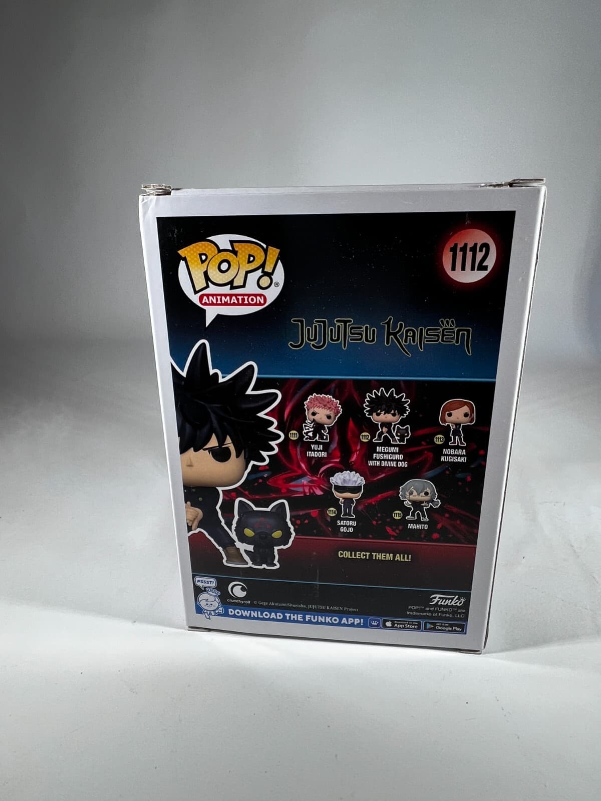 NEW Funko Pop ANIMATION Jujustsu Kaisen JJK Megumi Fushigoro w/ Divine Dog 1112 - Thumbnail 3