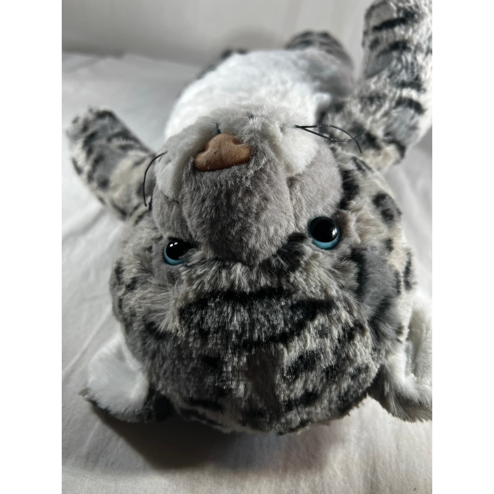 Build A Bear Snow Leopard 2019 Plush BABW Stuffed Animal Toy 16" Gray & White - Thumbnail 15