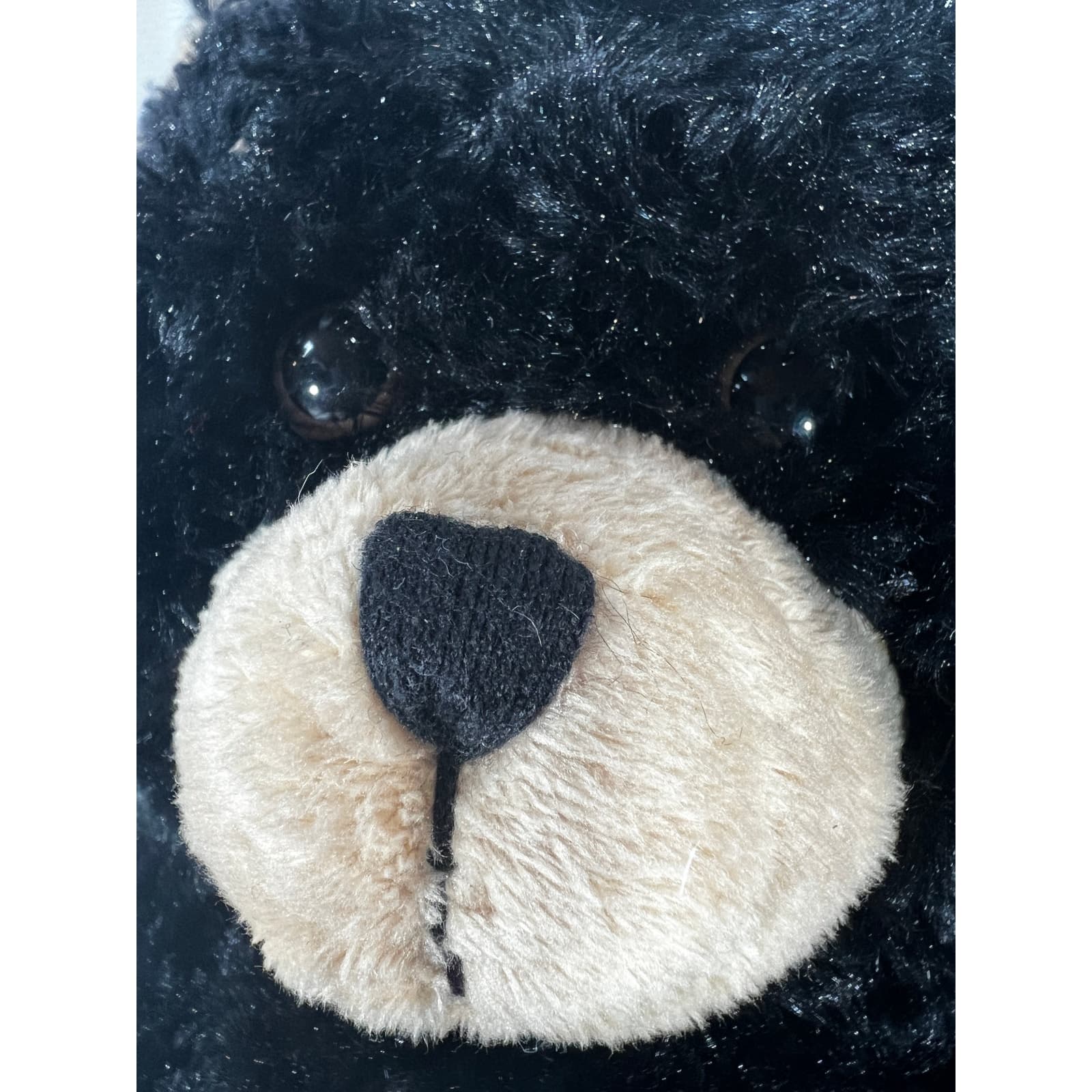 Build A Bear Workshop Black Bear with Soft Crutch 2010 Plush Stuffed Toy 16" - Thumbnail 6
