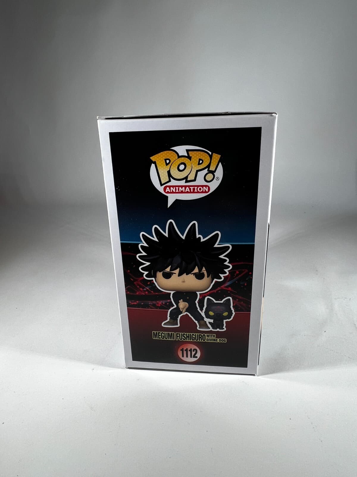 NEW Funko Pop ANIMATION Jujustsu Kaisen JJK Megumi Fushigoro w/ Divine Dog 1112 - Thumbnail 4
