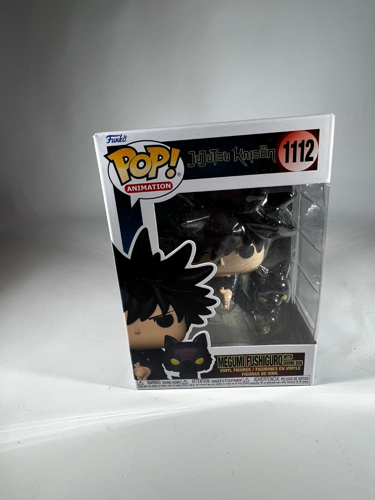 NEW Funko Pop ANIMATION Jujustsu Kaisen JJK Megumi Fushigoro w/ Divine Dog 1112 - Thumbnail 5
