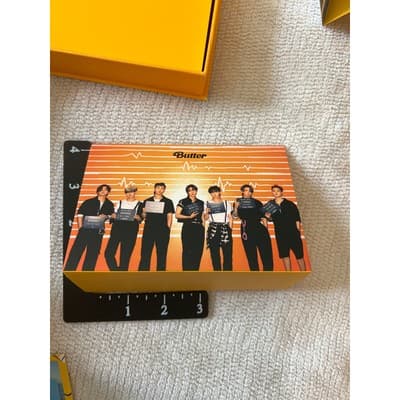BTS Butter Cream CD Photocard Lyric Cards Folded Message Card Album Set 2021 - Thumbnail 11