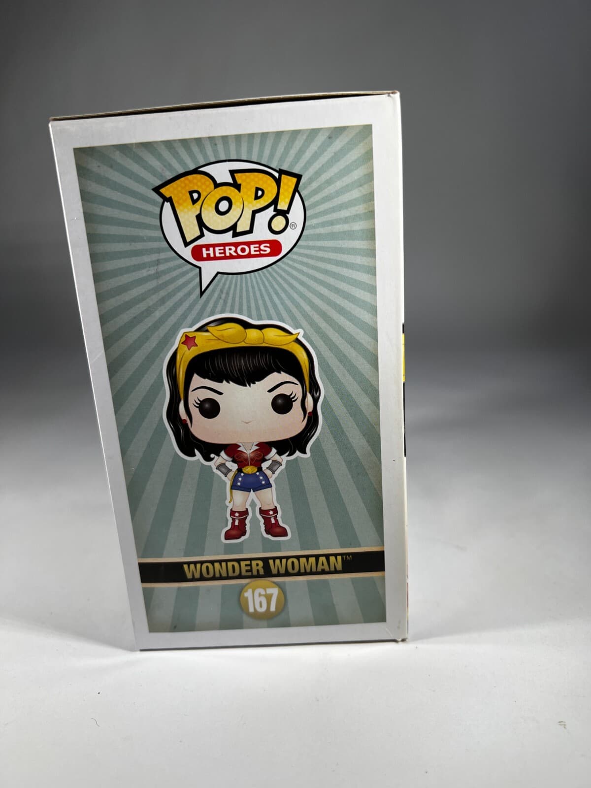Funko Pop Heroes DC Comics Bombshells 167 Wonder Woman In Box - Thumbnail 4