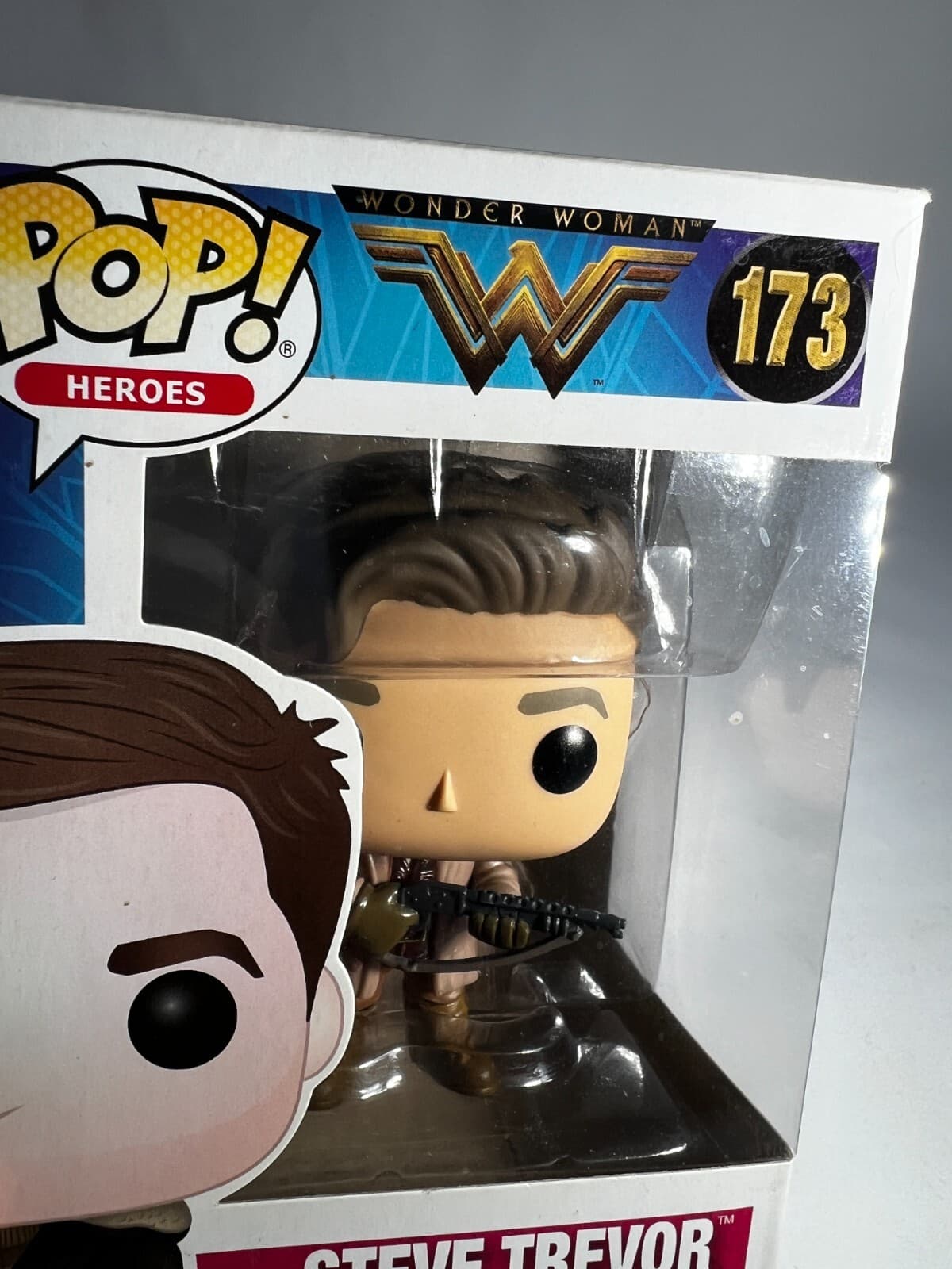 Funko Pop! DC Heroes Wonder Woman #173 Steve Trevor Vinyl Figure Toy In Box - Thumbnail 8