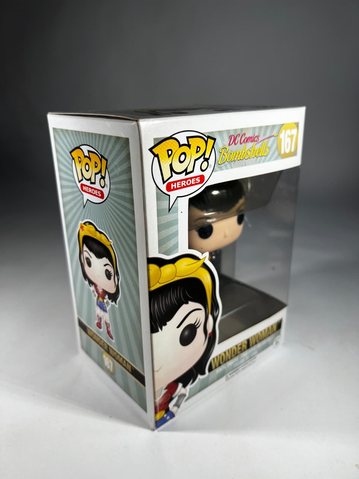 Funko Pop Heroes DC Comics Bombshells 167 Wonder Woman In Box - Thumbnail 8