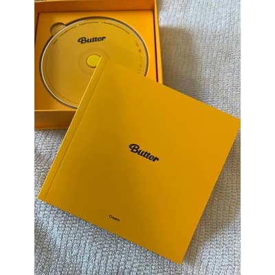BTS Butter Cream CD Photocard Lyric Cards Folded Message Card Album Set 2021 - Thumbnail 18