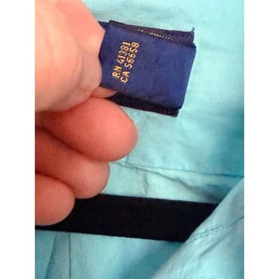 Polo Ralph Lauren Button Down Shirt Men’s Large Blue Pink Pony Logo EUC - Thumbnail 6