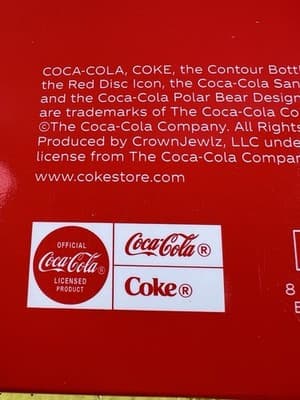 Santa Coca Cola Bottle Christmas Cards 8 Cards/8 Envelopes 5" X 7" NEW RARE - Thumbnail 6