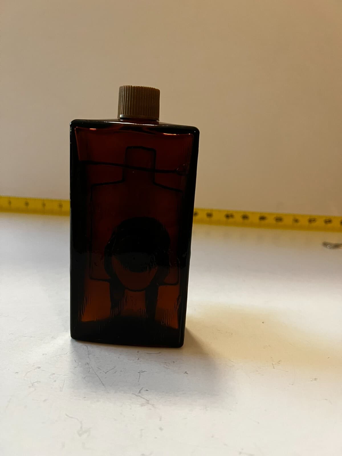 Avon Spicy After Shave Decanter Old Fashioned Wall Telephone Glass Bottle Rare - Thumbnail 3
